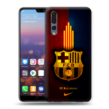 Силиконовый противоударный чехол на Huawei P20 Pro с принтом Барселона Barcelona Силиконовый противоударный чехол на Huawei P20 Pro с принтом Барселона Barcelona