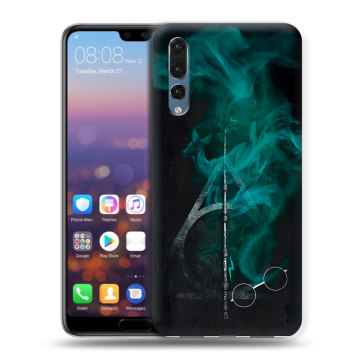 Силиконовый противоударный чехол на Huawei P20 Pro с принтом Гарри Поттер Harry Potter