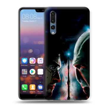 Силиконовый противоударный чехол на Huawei P20 Pro с принтом Гарри Поттер Harry Potter