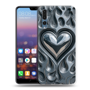 Силиконовый противоударный чехол на Huawei P20 Pro с принтом Y2K Силиконовый противоударный чехол на Huawei P20 Pro с принтом Y2K