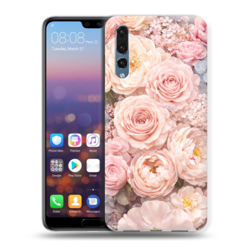 Силиконовый противоударный чехол на Huawei P20 Pro с принтом женский Силиконовый противоударный чехол на Huawei P20 Pro с принтом женский