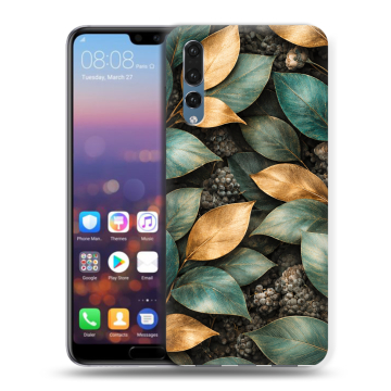 Силиконовый противоударный чехол на Huawei P20 Pro с принтом женский Силиконовый противоударный чехол на Huawei P20 Pro с принтом женский