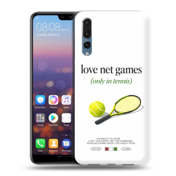 Силиконовый противоударный чехол на Huawei P20 Pro с принтом для девочек