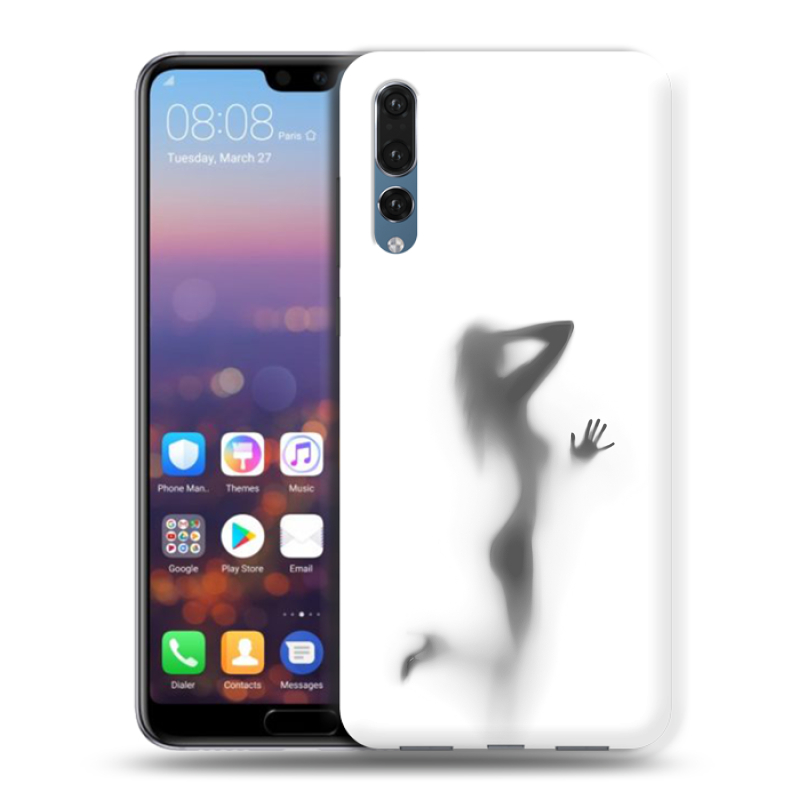 Пластиковый чехол на Huawei P20 Pro с принтом Силуэт Пластиковый чехол на Huawei P20 Pro с принтом Силуэт