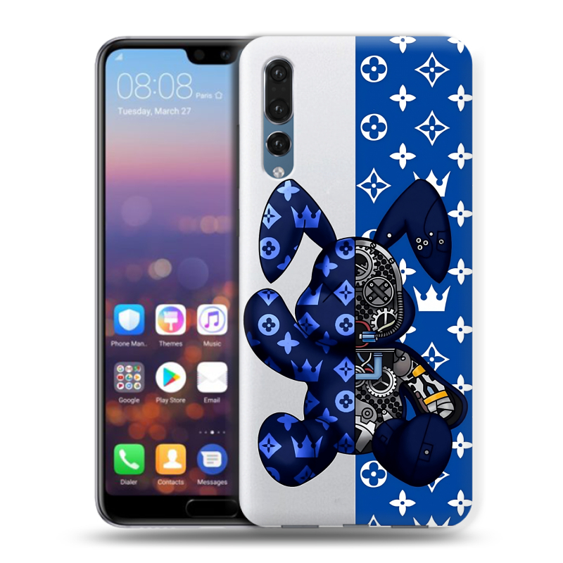 Пластиковый чехол на Huawei P20 Pro с принтом Луи робот Пластиковый чехол на Huawei P20 Pro с принтом Луи робот