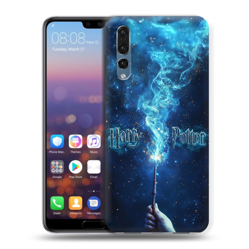 Силиконовый противоударный чехол на Huawei P20 Pro с принтом Harry Potter Гарри Поттер Силиконовый противоударный чехол на Huawei P20 Pro с принтом Harry Potter Гарри Поттер