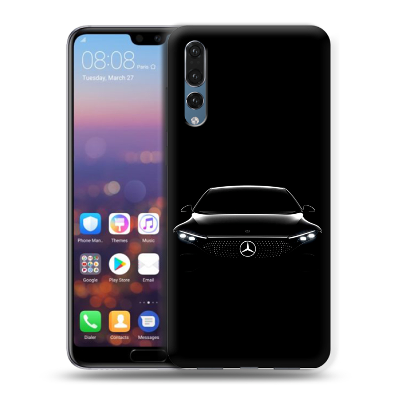Пластиковый чехол на Huawei P20 Pro с принтом Mercedes Мерседес Пластиковый чехол на Huawei P20 Pro с принтом Mercedes Мерседес
