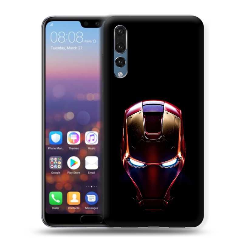 Пластиковый чехол на Huawei P20 Pro с принтом IronMan Железный человек Пластиковый чехол на Huawei P20 Pro с принтом IronMan Железный человек
