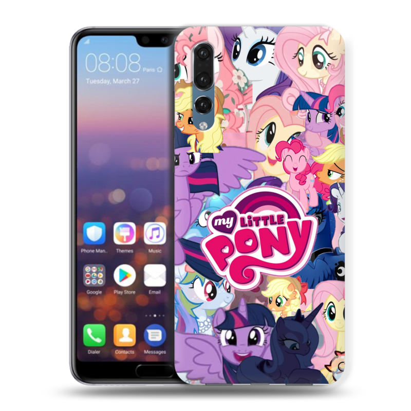 Пластиковый чехол на Huawei P20 Pro с принтом My little pony Дружба чудо Пластиковый чехол на Huawei P20 Pro с принтом My little pony Дружба чудо
