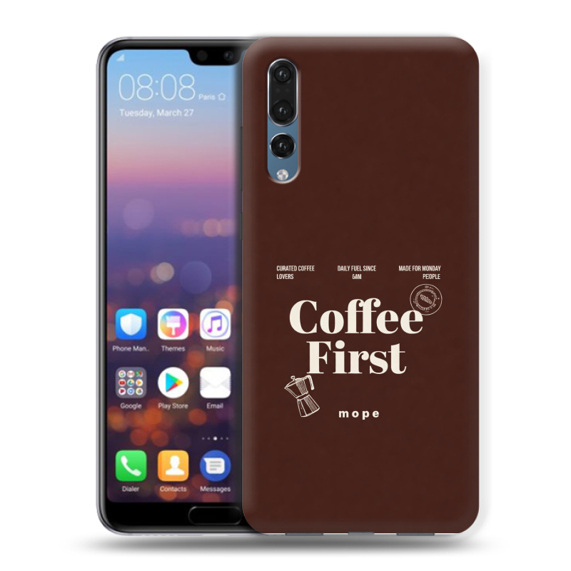 Пластиковый чехол на Huawei P20 Pro с принтом женский Пластиковый чехол на Huawei P20 Pro с принтом женский