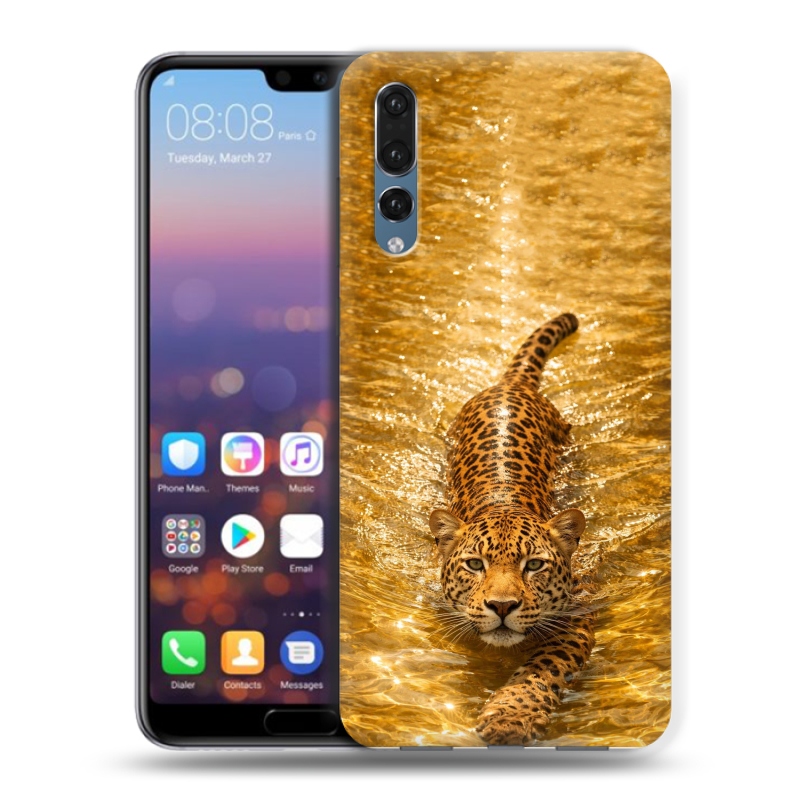 Силиконовый противоударный чехол на Huawei P20 Pro с принтом женский Силиконовый противоударный чехол на Huawei P20 Pro с принтом женский