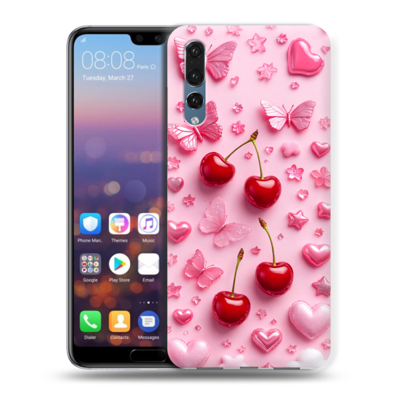 Пластиковый чехол на Huawei P20 Pro с принтом для девочек Пластиковый чехол на Huawei P20 Pro с принтом для девочек