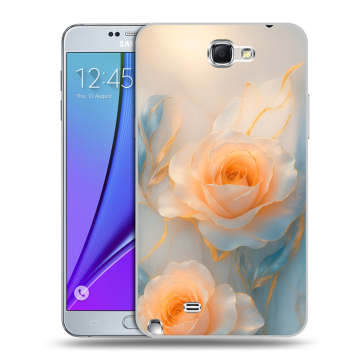 Пластиковый чехол на Samsung Galaxy Note 2 с принтом Женский