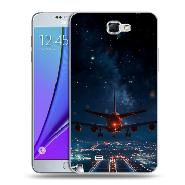 Пластиковый чехол на Samsung Galaxy Note 2 с принтом самолет Пластиковый чехол на Samsung Galaxy Note 2 с принтом самолет