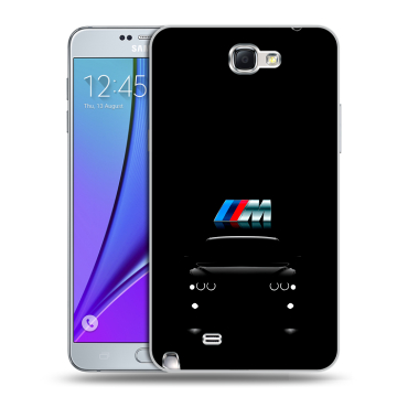 Пластиковый чехол на Samsung Galaxy Note 2 с принтом БМВ BMW Пластиковый чехол на Samsung Galaxy Note 2 с принтом БМВ BMW