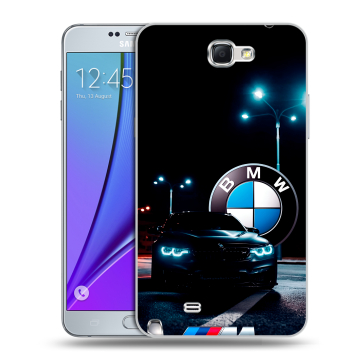 Пластиковый чехол на Samsung Galaxy Note 2 с принтом БМВ BMW Пластиковый чехол на Samsung Galaxy Note 2 с принтом БМВ BMW