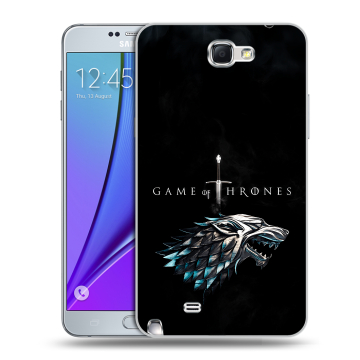 Пластиковый чехол на Samsung Galaxy Note 2 с принтом Игра Престолов Game Thrones Пластиковый чехол на Samsung Galaxy Note 2 с принтом Игра Престолов Game Thrones