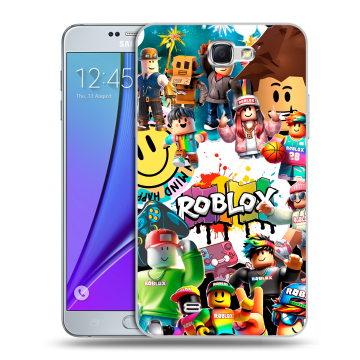 Пластиковый чехол на Samsung Galaxy Note 2 с принтом Roblox Роблокс Пластиковый чехол на Samsung Galaxy Note 2 с принтом Roblox Роблокс