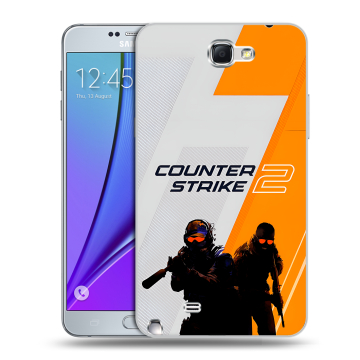 Пластиковый чехол на Samsung Galaxy Note 2 с принтом Counter Strike Пластиковый чехол на Samsung Galaxy Note 2 с принтом Counter Strike