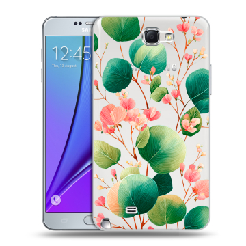 Пластиковый чехол на Samsung Galaxy Note 2 с принтом женский