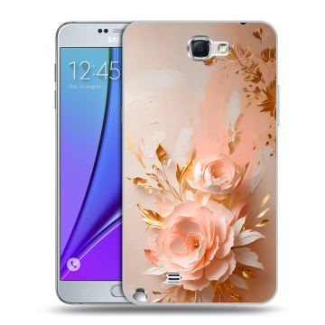 Пластиковый чехол на Samsung Galaxy Note 2 с принтом женский