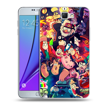 Пластиковый чехол на Samsung Galaxy Note 2 с принтом Gravity Falls Гравити Фолз Пластиковый чехол на Samsung Galaxy Note 2 с принтом Gravity Falls Гравити Фолз