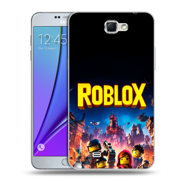 Пластиковый чехол на Samsung Galaxy Note 2 с принтом Roblox Роблокс Пластиковый чехол на Samsung Galaxy Note 2 с принтом Roblox Роблокс