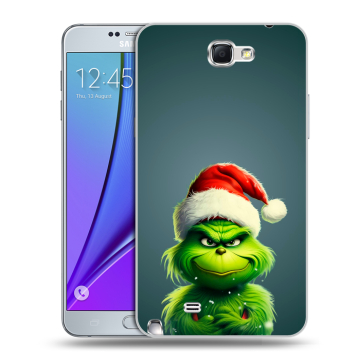Пластиковый чехол на Samsung Galaxy Note 2 с принтом Новый год Пластиковый чехол на Samsung Galaxy Note 2 с принтом Новый год