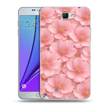 Пластиковый чехол на Samsung Galaxy Note 2 с принтом женский