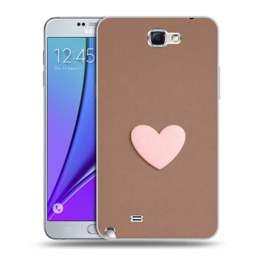 Пластиковый чехол на Samsung Galaxy Note 2 с принтом женский Пластиковый чехол на Samsung Galaxy Note 2 с принтом женский