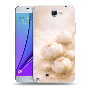Пластиковый чехол на Samsung Galaxy Note 2 с принтом женский Пластиковый чехол на Samsung Galaxy Note 2 с принтом женский