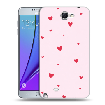 Пластиковый чехол на Samsung Galaxy Note 2 с принтом для девочек Пластиковый чехол на Samsung Galaxy Note 2 с принтом для девочек