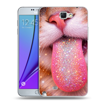 Пластиковый чехол на Samsung Galaxy Note 2 с принтом для девочек Пластиковый чехол на Samsung Galaxy Note 2 с принтом для девочек