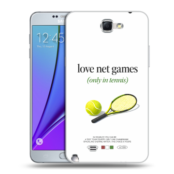 Пластиковый чехол на Samsung Galaxy Note 2 с принтом для девочек