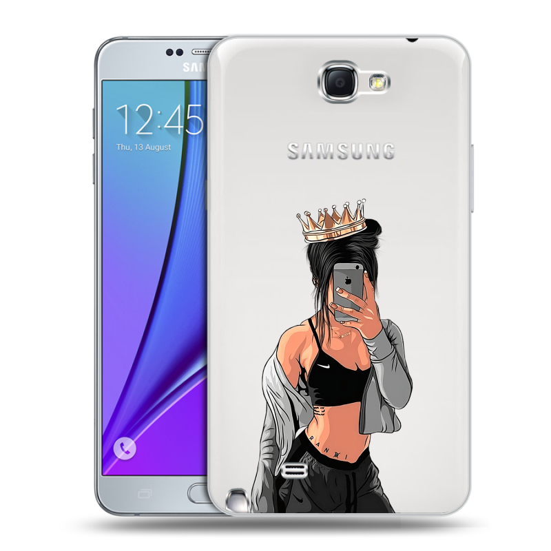 Пластиковый чехол на Samsung Galaxy Note 2 с принтом Женские принты Пластиковый чехол на Samsung Galaxy Note 2 с принтом Женские принты