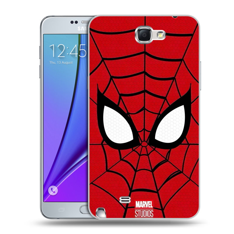 Пластиковый чехол на Samsung Galaxy Note 2 с принтом человек паук spiderman Пластиковый чехол на Samsung Galaxy Note 2 с принтом человек паук spiderman