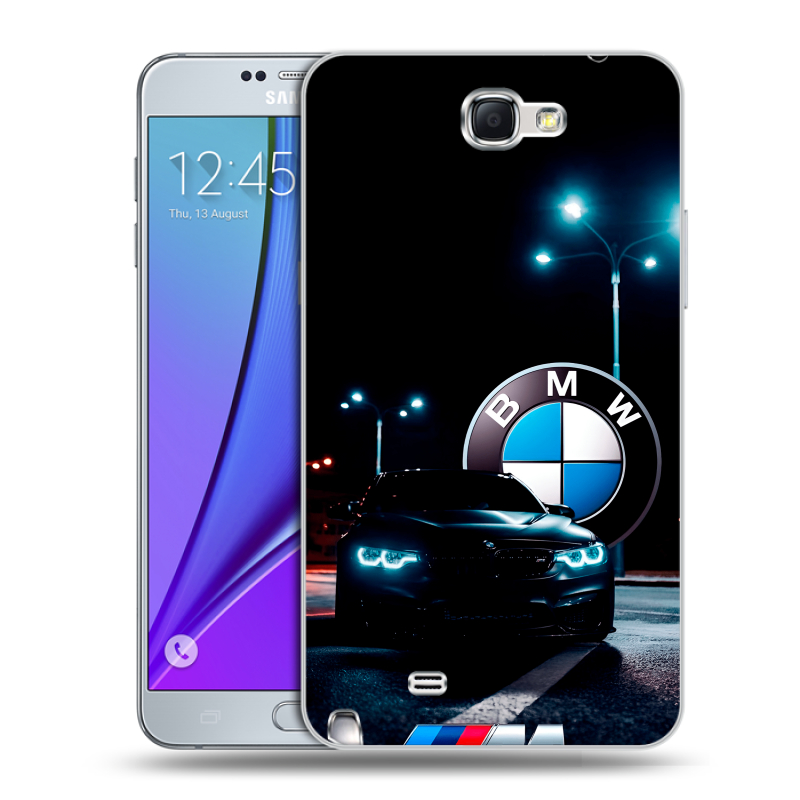 Пластиковый чехол на Samsung Galaxy Note 2 с принтом БМВ BMW Пластиковый чехол на Samsung Galaxy Note 2 с принтом БМВ BMW