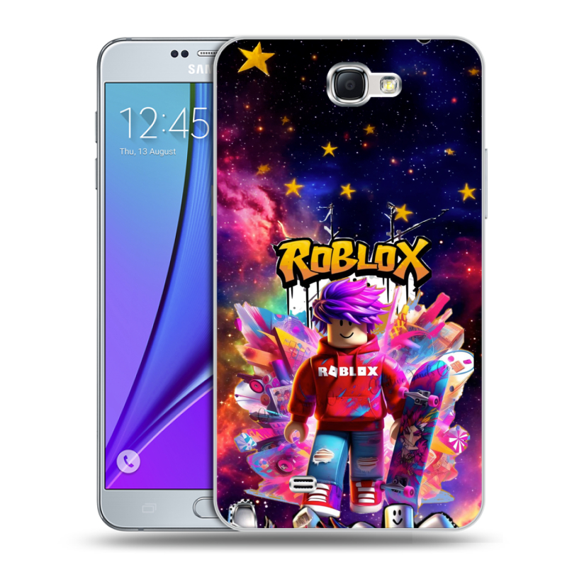 Пластиковый чехол на Samsung Galaxy Note 2 с принтом Roblox Роблокс Пластиковый чехол на Samsung Galaxy Note 2 с принтом Roblox Роблокс