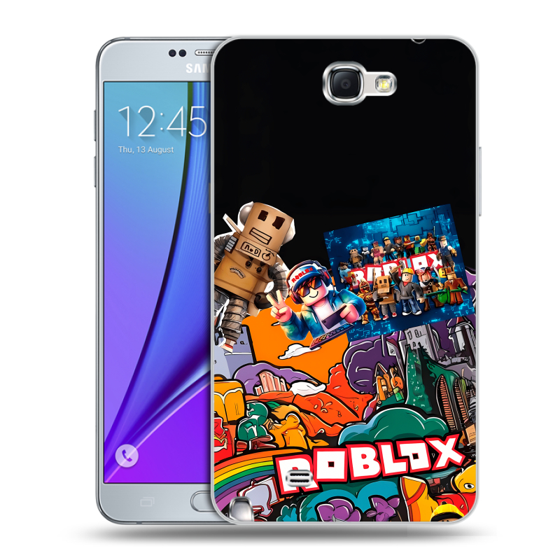 Пластиковый чехол на Samsung Galaxy Note 2 с принтом Roblox Роблокс Пластиковый чехол на Samsung Galaxy Note 2 с принтом Roblox Роблокс