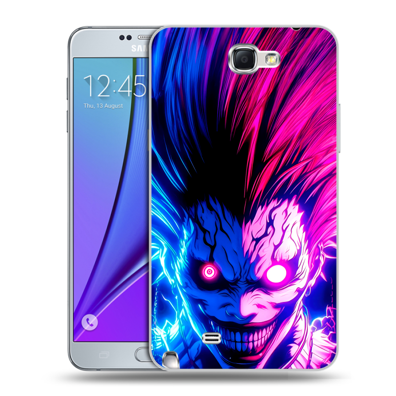 Пластиковый чехол на Samsung Galaxy Note 2 с принтом Death note Тетрадь смерти Пластиковый чехол на Samsung Galaxy Note 2 с принтом Death note Тетрадь смерти