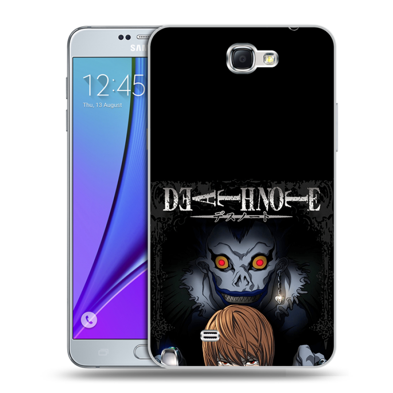 Пластиковый чехол на Samsung Galaxy Note 2 с принтом Death note Тетрадь смерти Пластиковый чехол на Samsung Galaxy Note 2 с принтом Death note Тетрадь смерти