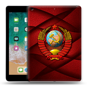 Силиконовый чехол на планшета Ipad (2018) с принтом Герб СССР Силиконовый чехол на планшета Ipad (2018) с принтом Герб СССР