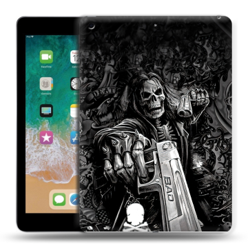 Силиконовый чехол на планшета Ipad (2018) с принтом Скелет Силиконовый чехол на планшета Ipad (2018) с принтом Скелет