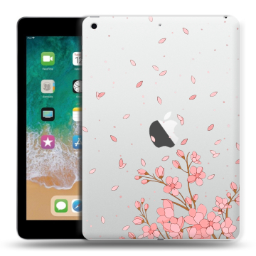 Силиконовый чехол на Ipad (2018) с принтом Ветка сакуры Силиконовый чехол на Ipad (2018) с принтом Ветка сакуры