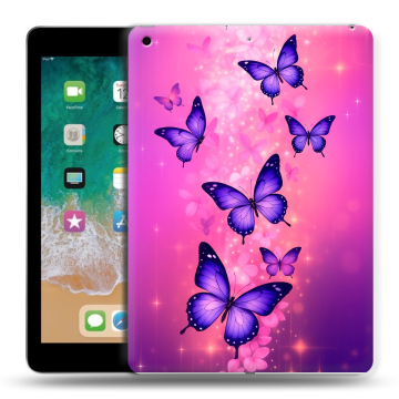 Силиконовый чехол на Ipad (2018) с принтом Бабочки Силиконовый чехол на Ipad (2018) с принтом Бабочки