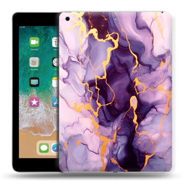 Силиконовый чехол на Ipad (2018) с принтом Мрамор Силиконовый чехол на Ipad (2018) с принтом Мрамор