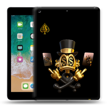 Силиконовый чехол на Ipad (2018) с принтом Золотой скрудж макдак
