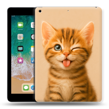 Силиконовый чехол на Ipad (2018) с принтом котенок Силиконовый чехол на Ipad (2018) с принтом котенок