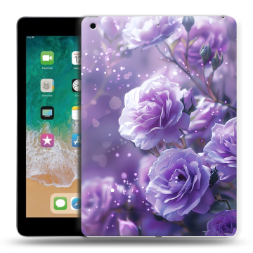 Силиконовый чехол на Ipad (2018) с принтом Розы цветы Силиконовый чехол на Ipad (2018) с принтом Розы цветы