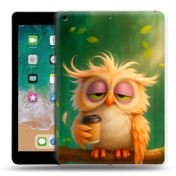 Силиконовый чехол на Ipad (2018) с принтом сова